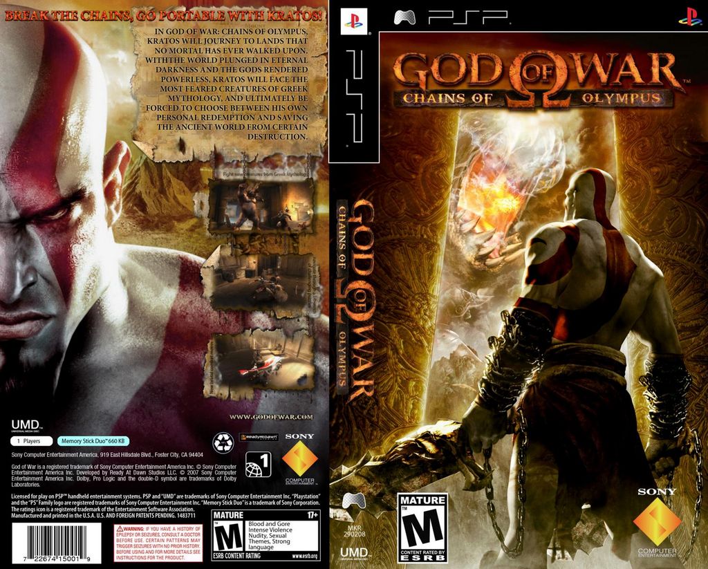 God of War: Cadenas del Olimpo (PSP) God of War: Cadenas del Olimpo (PSP)