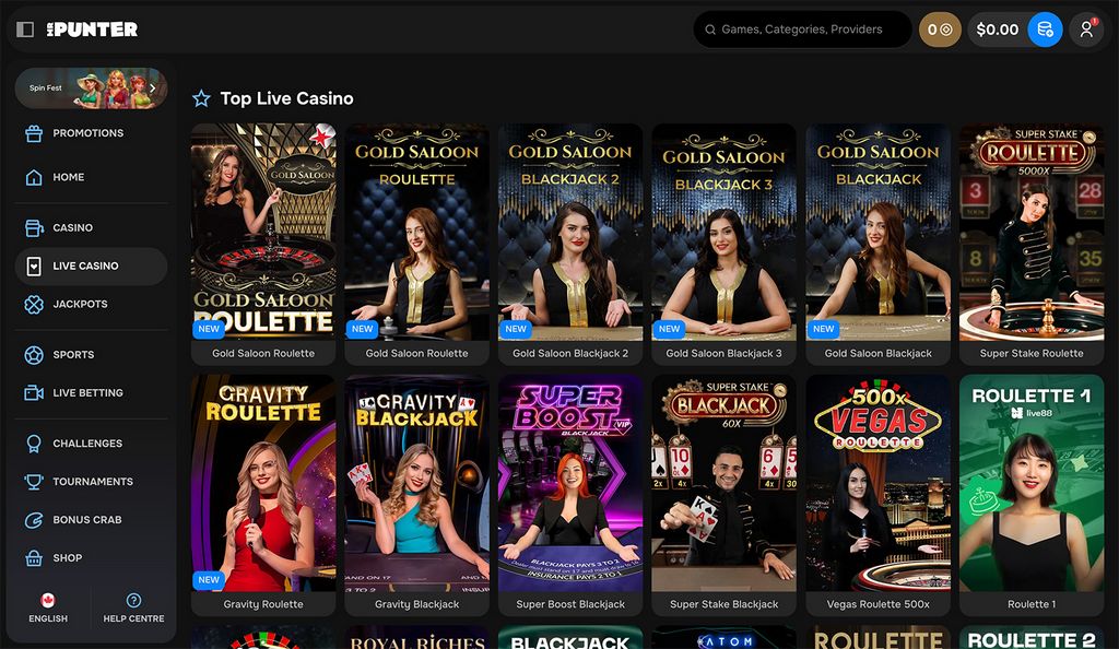 Casino en ligne MrPunter